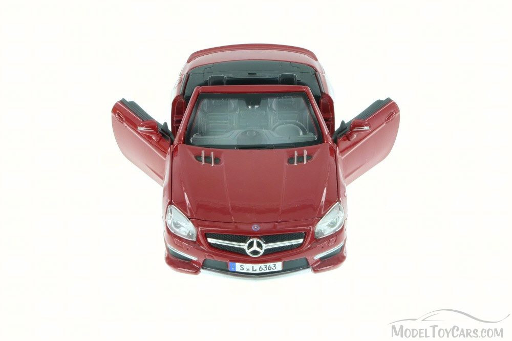 2012 Mercedes-Benz SL 63 AMG Convertible, Red - Maisto 34503 - 1/24 Scale Diecast Model Toy Car (Brand New, but NOT IN BOX)