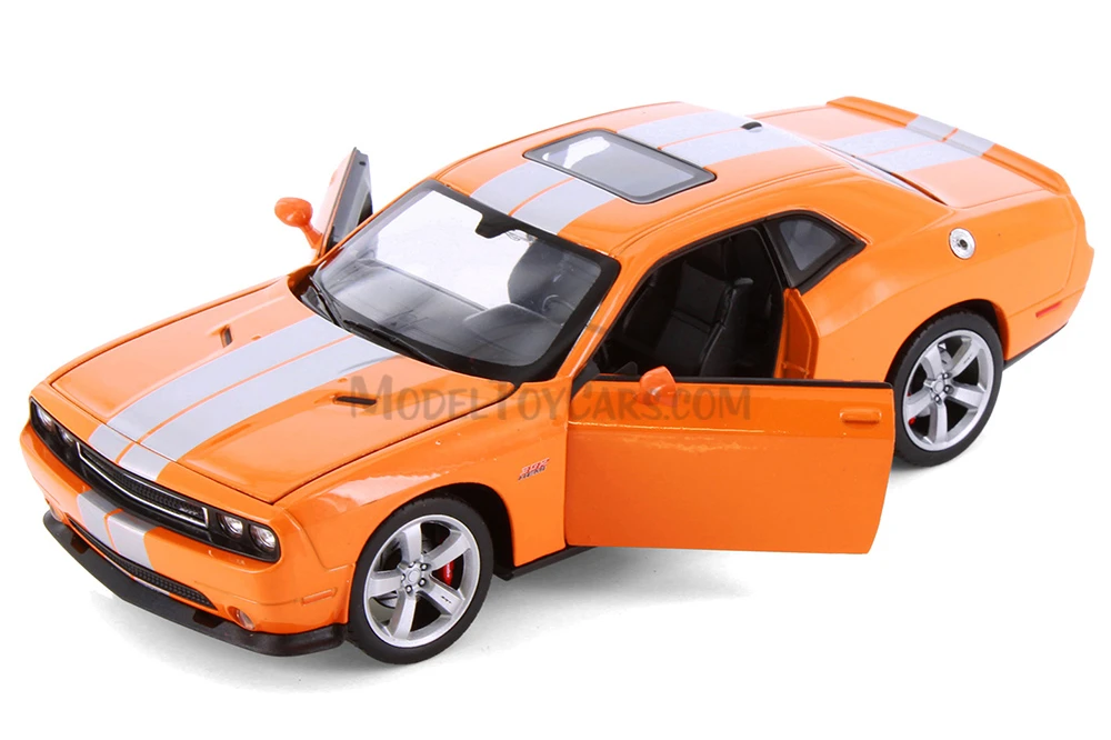 2013 Dodge Challenger SRT, Orange - Showcasts® 24049 - 1/24 Scale Diecast Car (New, but NO BOX)