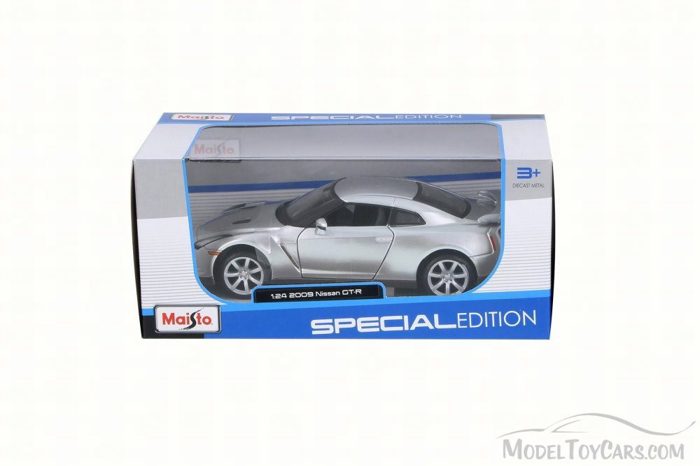 Nissan GT-R, Silver - Maisto 31294 - 1/24 Scale Diecast Model Toy