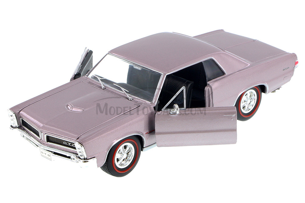1965 Pontiac GTO, Lavender - Welly 22092 - 1/24 Scale Diecast Car (Brand New, but NOT IN BOX)