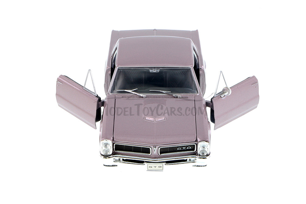 1965 Pontiac GTO, Lavender - Welly 22092 - 1/24 Scale Diecast Car (Brand New, but NOT IN BOX)