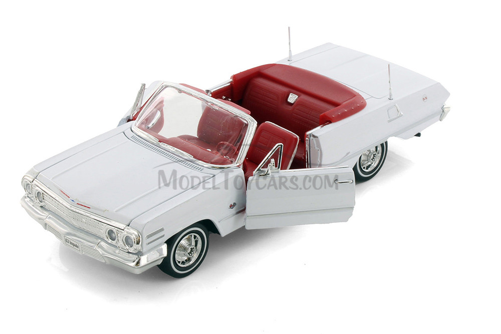 1/24 jada 1963 CHEVY IMPALA 新品 1963 Chevy Impala Convertible, Black - Showcasts 22434 - 1/24