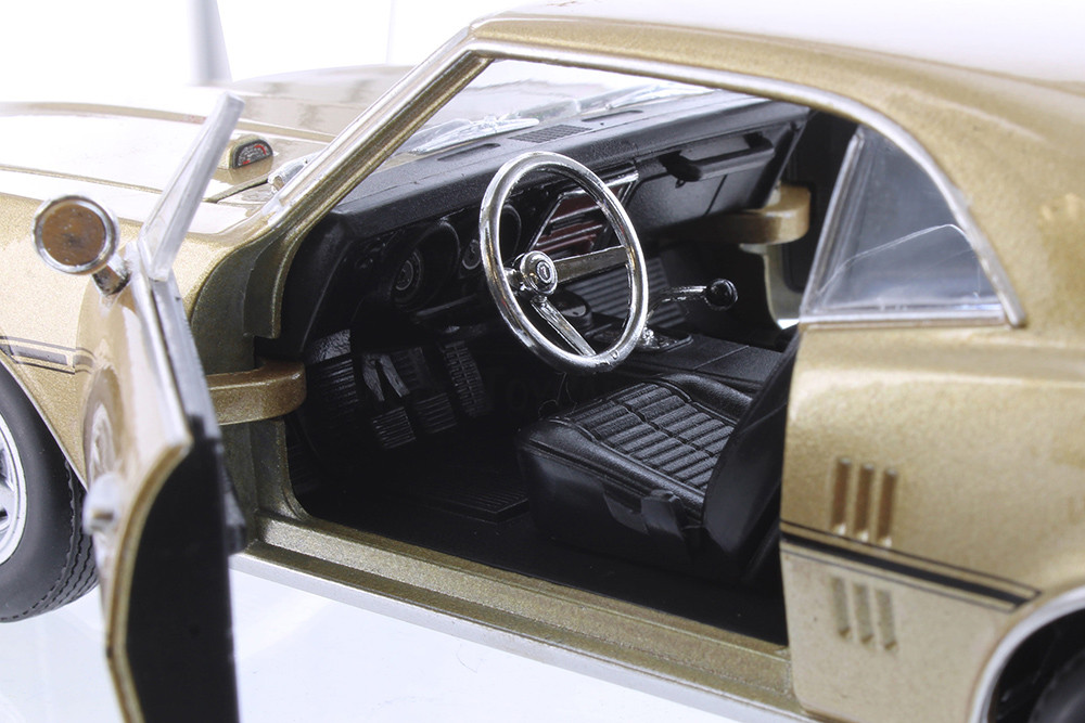 1967 Pontiac Firebird, Gold -  Showcasts® 22502 - 1/24 Scale Diecast Model Toy Car (Brand New, but NOT IN BOX)