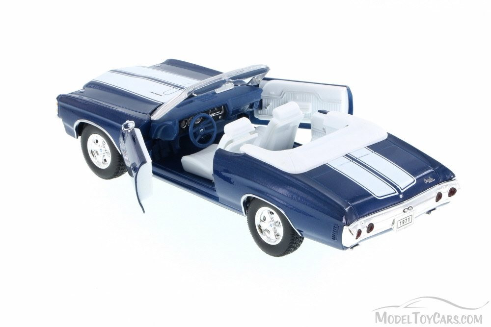 1971 Chevy Chevelle SS454 cnvrtbl-22089-1/24 Scale Diecast Model Toy Car(Brand New, but NOT IN BOX)