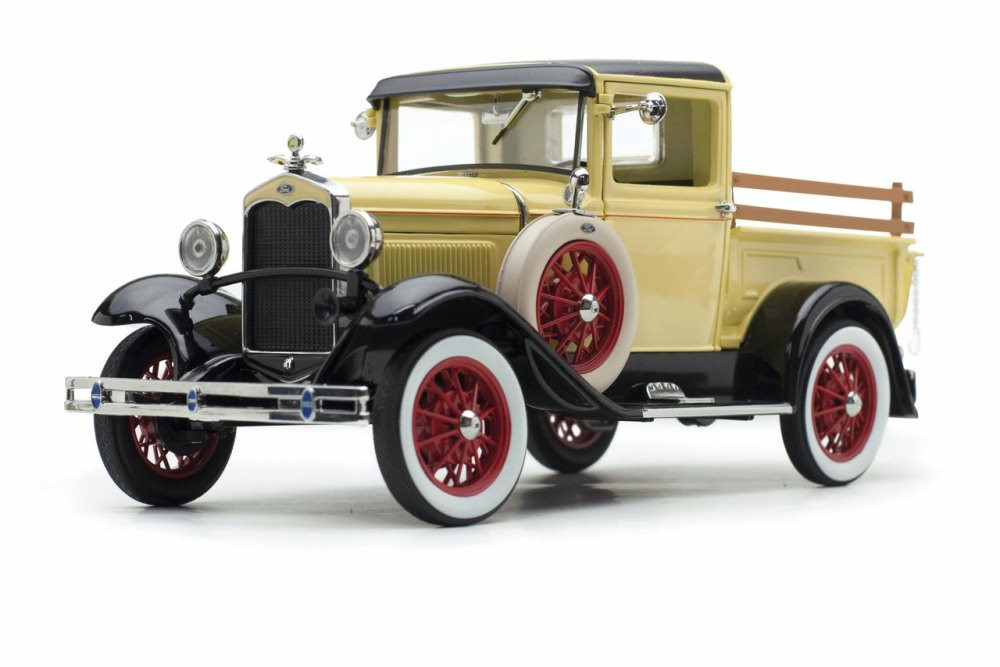 1931 Ford Model A Pickup, Bronson Yellow - Sun Star 6114YL - 1/18