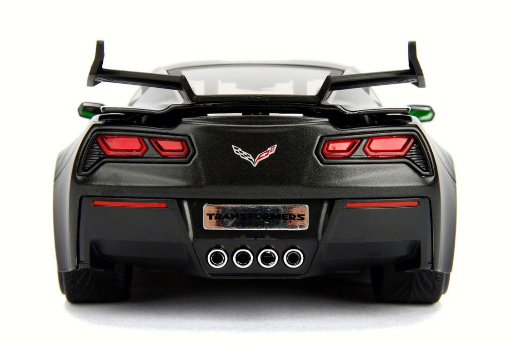 2016 TRANSFORMERS 5 Crosshairs Chevy Corvette Stingray, 98499 - 1/24 Scale Diecast Model Toy Car
