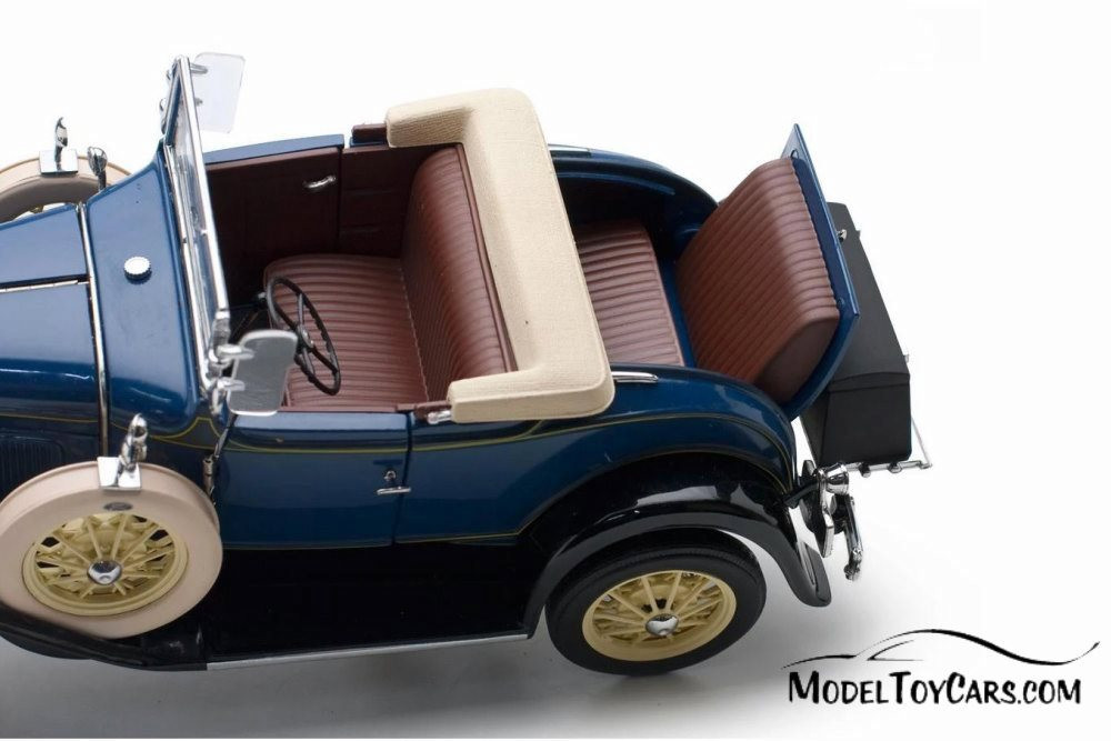 1931 Ford Model A Roadster, Riviera Blue - Sun Star 6125BU - 1/18 scale Diecast Model Toy Car