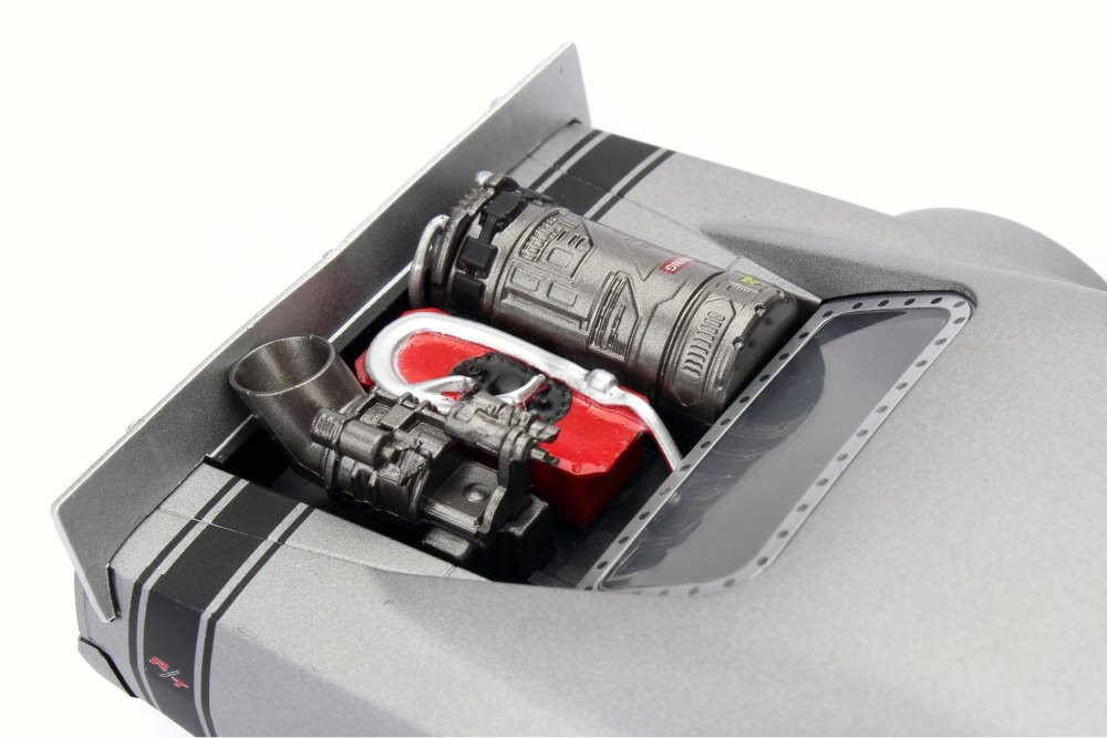 Dom's Ice Charger F8 Fate of Furious, Gun Metal - Jada 98291 - 1/24 Scale Diecast Model Toy Car