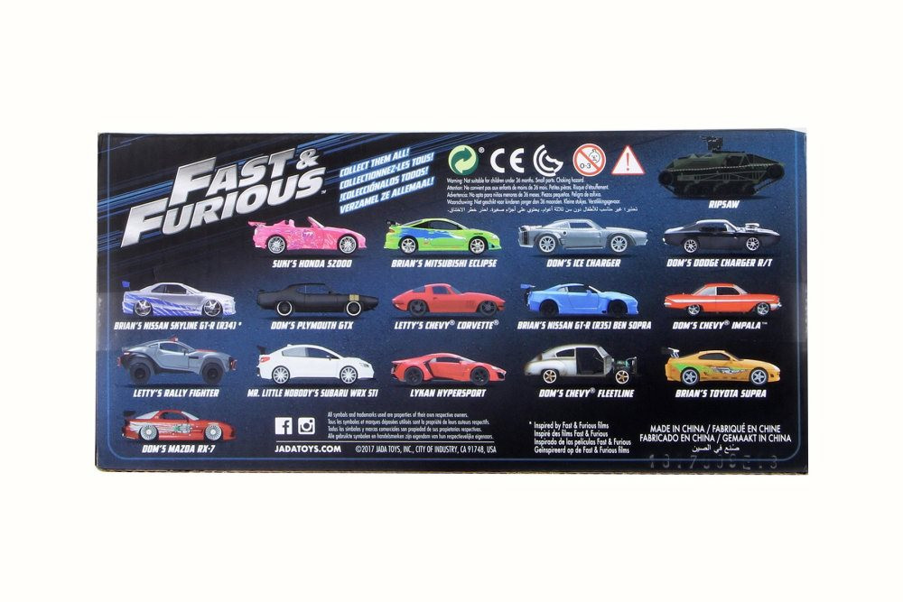 Dom s Ice Charger F8 Fate of Furious Gun Metal Jada 98291 1