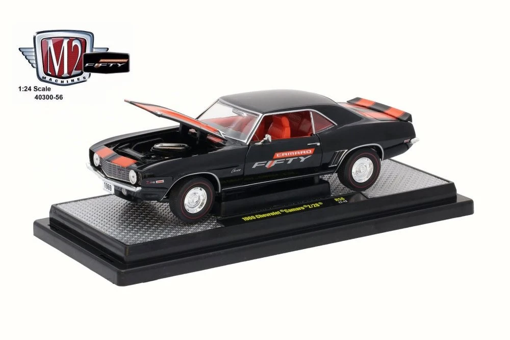 1969 Chevy Camaro Z/28, Black/Orange - Castline M2 40300/56B - 1
