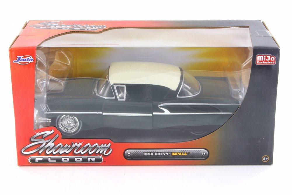 1958 Chevy Impala SS Showroom Floor, Black - Jada 98895-MJ