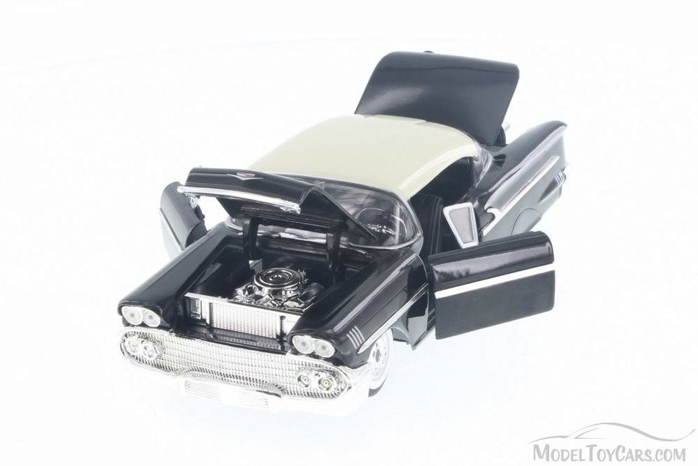 1958 Chevy Impala SS Showroom Floor, Black - Jada 98895-MJ