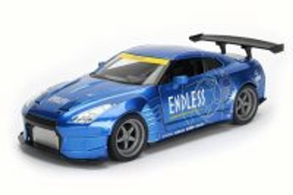 2009 Nissan GT-R Ben Sopra, Metallic Blue - Jada 98558DP1 - 1/24 Scale Diecast Model Toy Car
