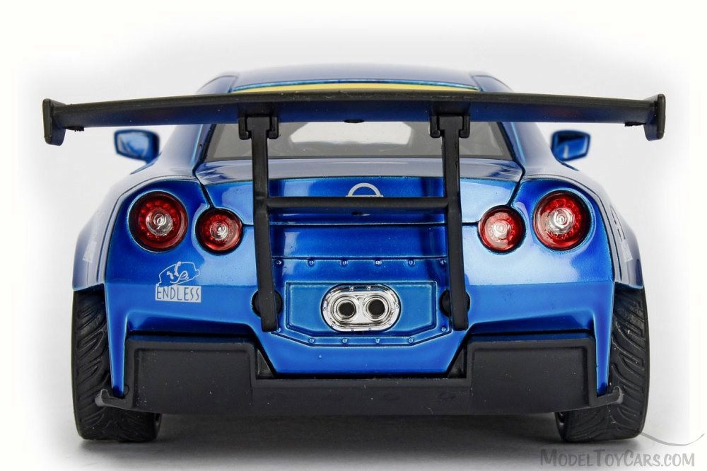 2009 Nissan GT-R Ben Sopra, Metallic Blue - Jada 98558DP1 - 1/24 Scale  Diecast Model Toy Car