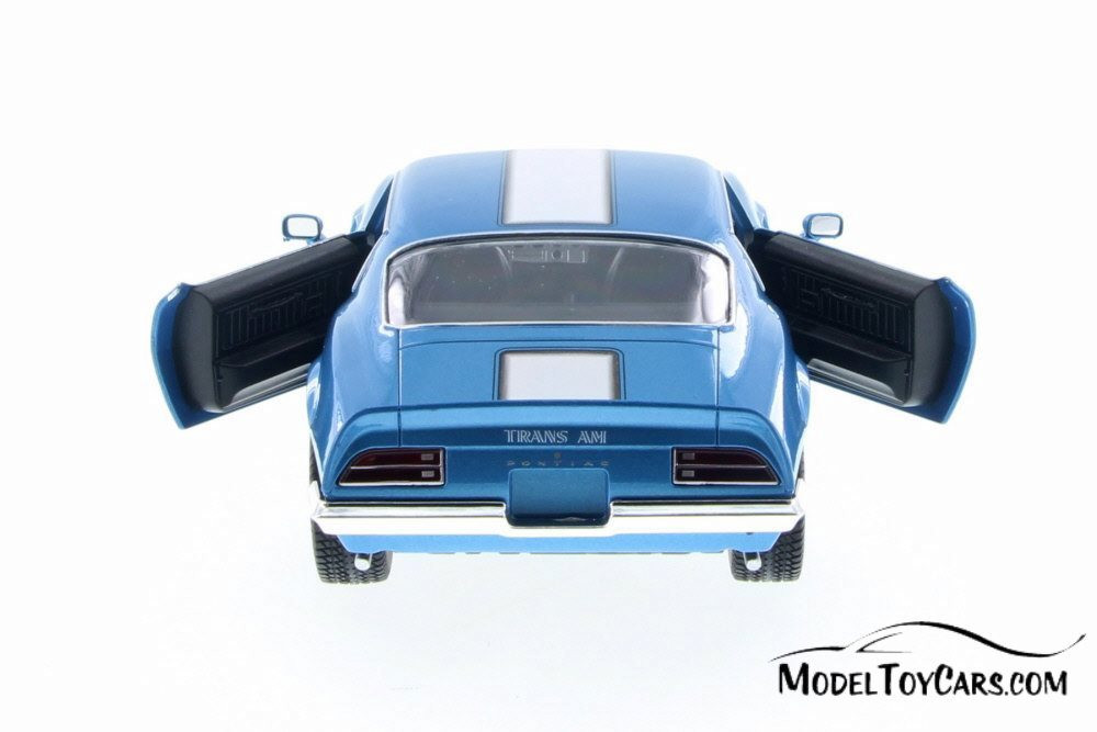 1972 Pontiac Firebird Trans AM, Blue w/ White - Welly 28075D