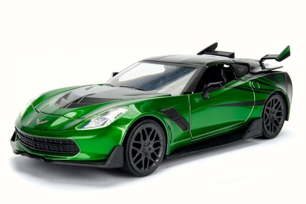 2016 TRANSFORMERS 5 Crosshairs Chevy Corvette Stingray, Metallic