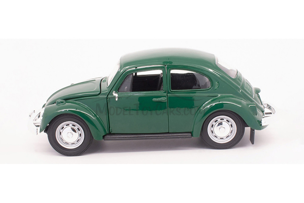 1973 Volkswagen Beetle, Green - Showcasts 34926 - 1/24 Scale Diecast Model Toy Car