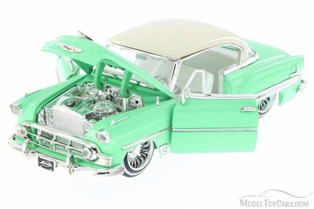 1953 Chevy Bel Air Hard Top Lowrider, Pastel Green - Jada