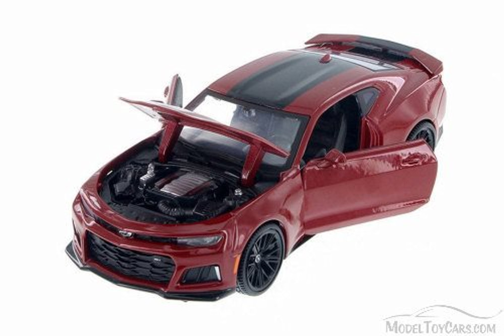 2017 Chevrolet Camaro ZL1 Hard Top, Red - Motor Max 79351AC/R - 1/24 Scale Diecast Model Toy Car