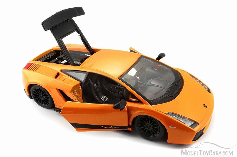 Lamborghini Gallardo Superleggera, Orange - Bburago 22108OR - 1/24 Scale Diecast Model Toy Car