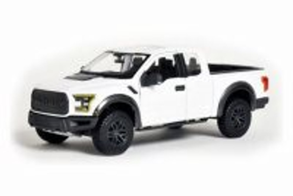 2017 Ford F-150 Raptor, White - Maisto 31266W - 1/24 Scale Diecast Model Toy Car