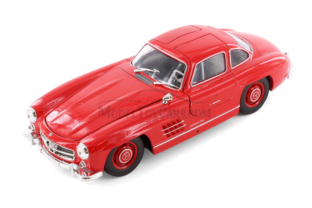 Mercedes-Benz 300SL, Red - Welly 24064/4D - 1/24 Scale