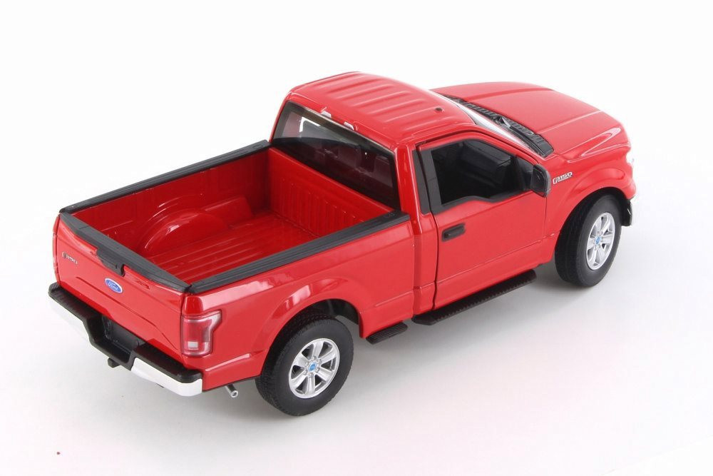 2015 Ford F-150 Regular Cab Pick Up, Red - Welly 24063WR - 1/24 Scale Diecast Model Toy Car