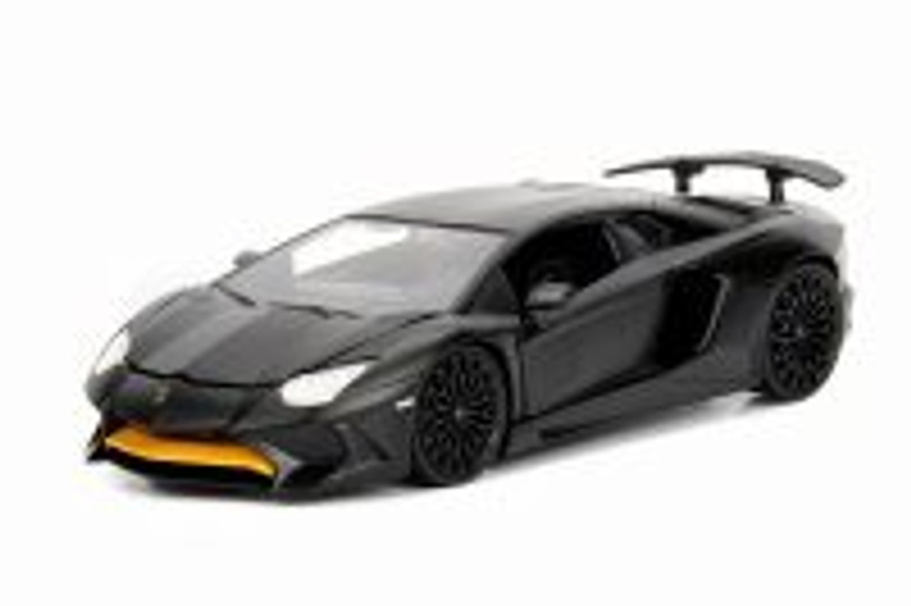 2017 Lamborghini Aventador SV Hard Top, Black - Jada 99995DP1 - 1/24 Scale Diecast Model Toy Car