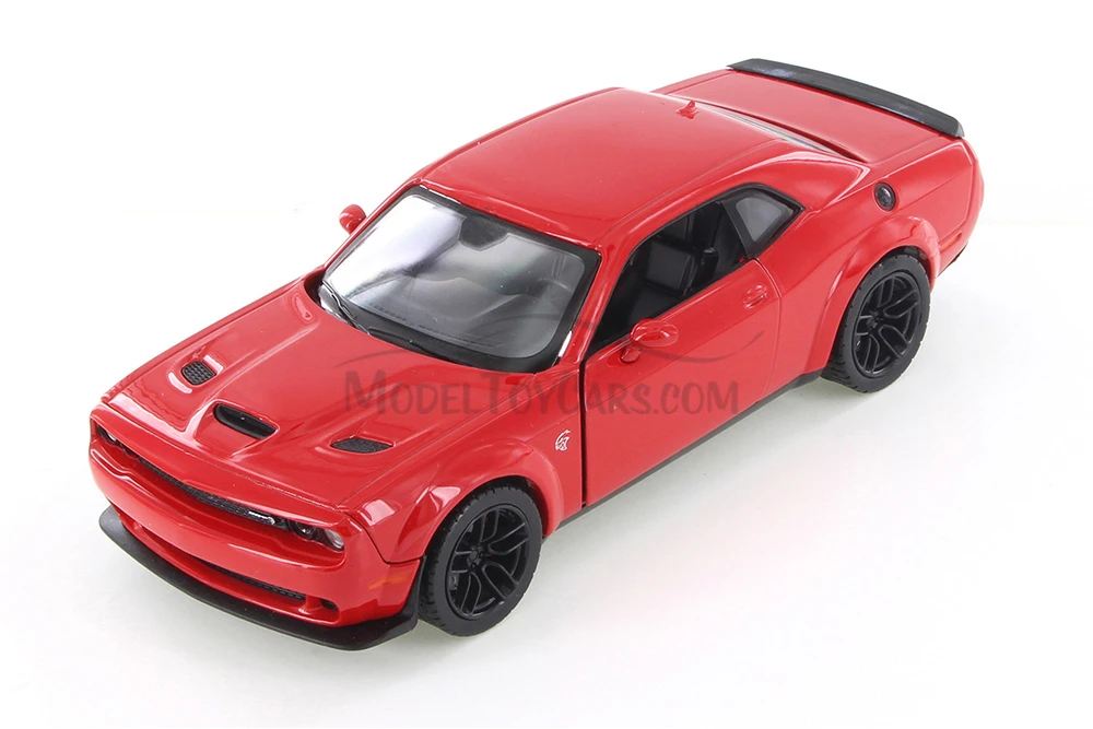 2018 Dodge Challenger SRT Hellcat Widebody, Red - Motor Max 79350R - 1/24 Scale Diecast Car
