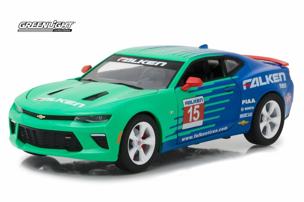 2017 Chevy Camaro SS, Falken Tires - Greenlight 18241 - 1/24 scale Diecast Model Toy Car