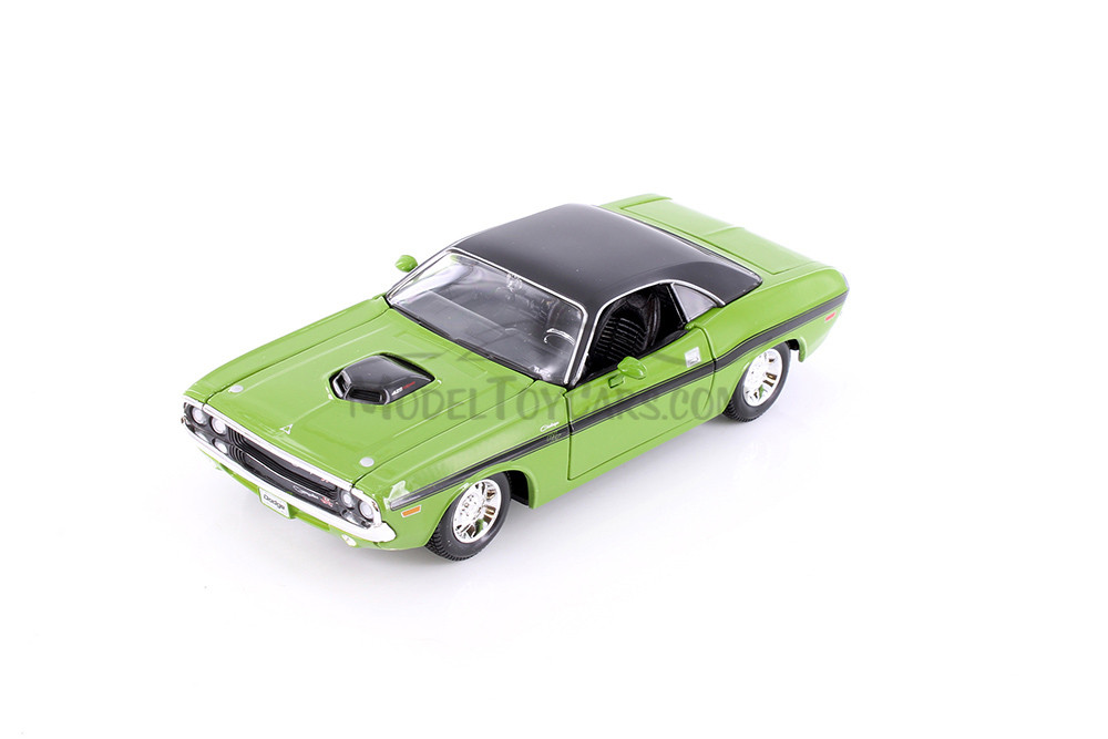 1970 Dodge Challenger R/T Coupe Hard Top, Green - Maisto 31263GN