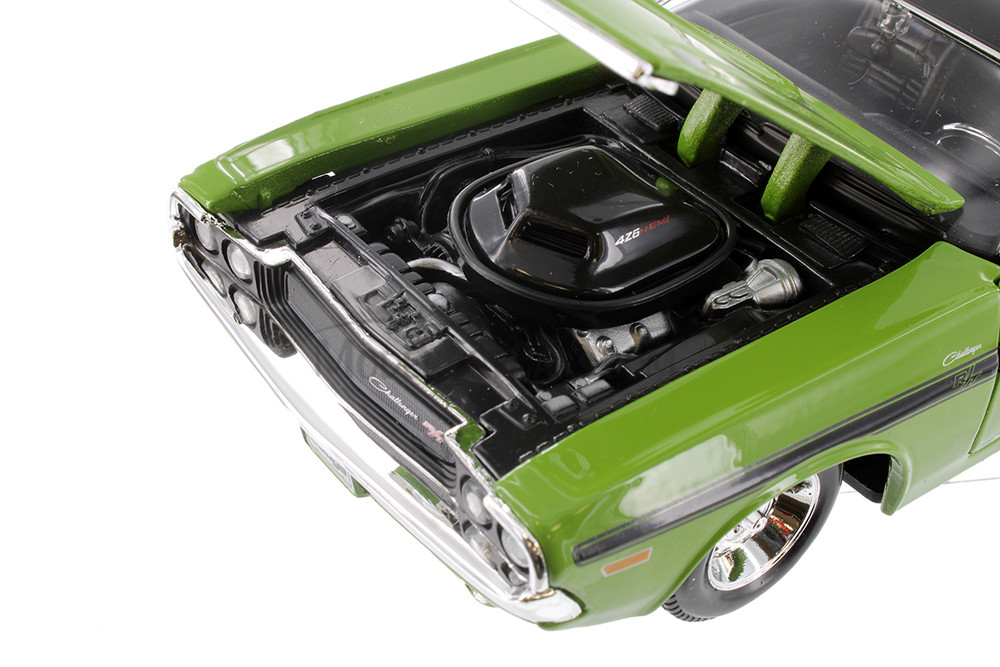 1970 Dodge Challenger R/T Coupe Hard Top, Green - Maisto 31263GN