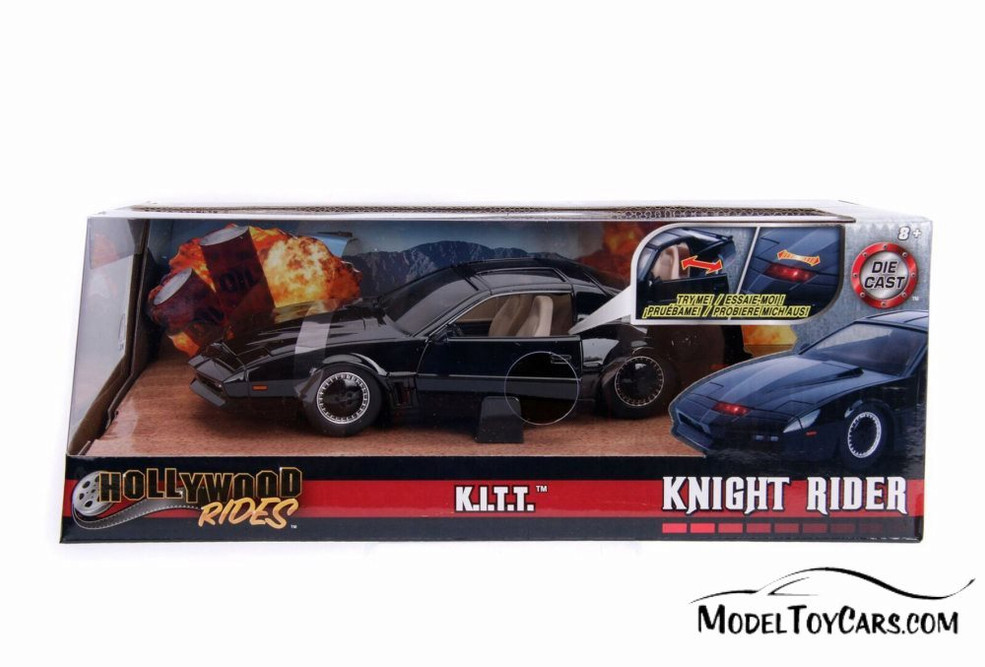 1982 Pontiac Firebird Trans Am with lights, Knight Rider K.I.T.T. - Jada 30086 - 1/24 Diecast Car