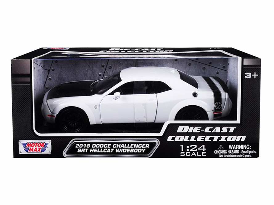 2018 Dodge Challenger SRT Hellcat Widebodywith -  79350WH - 1/24 scale Diecast Model Toy Car