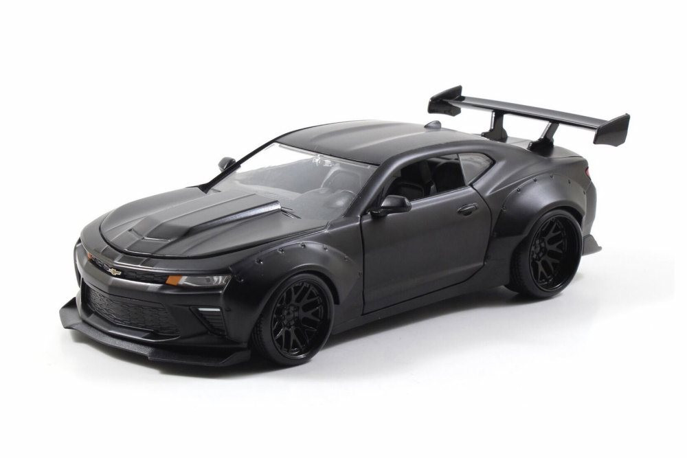 2016 Chevy Camaro SS Wide Body Hardtop, Matte Black - Jada