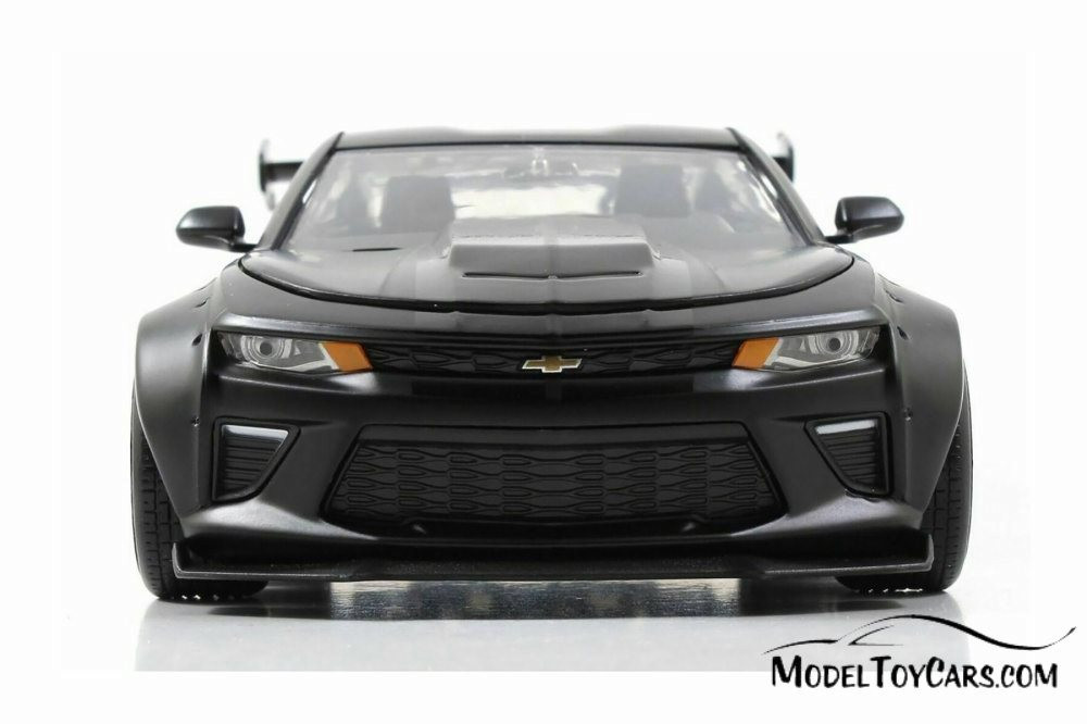 2016 Chevy Camaro SS Wide Body Hardtop, Matte Black - Jada