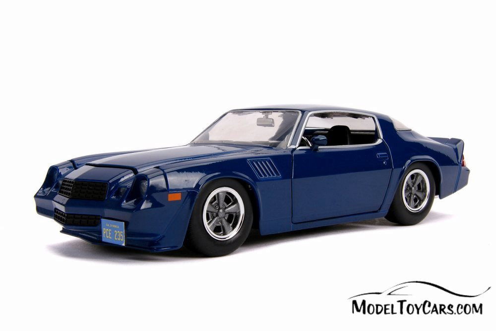 JADA 1/24 ストレンジャーシングスカマロ Z28 ビリー車 ダイキャスト Chevy Camaro Z28 w/Collectible Coin, Stranger Things- Billy's Car