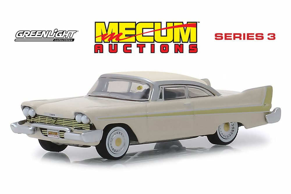 1958 Plymouth Fury Golden Commando, Sand Dune White - Greenlight
