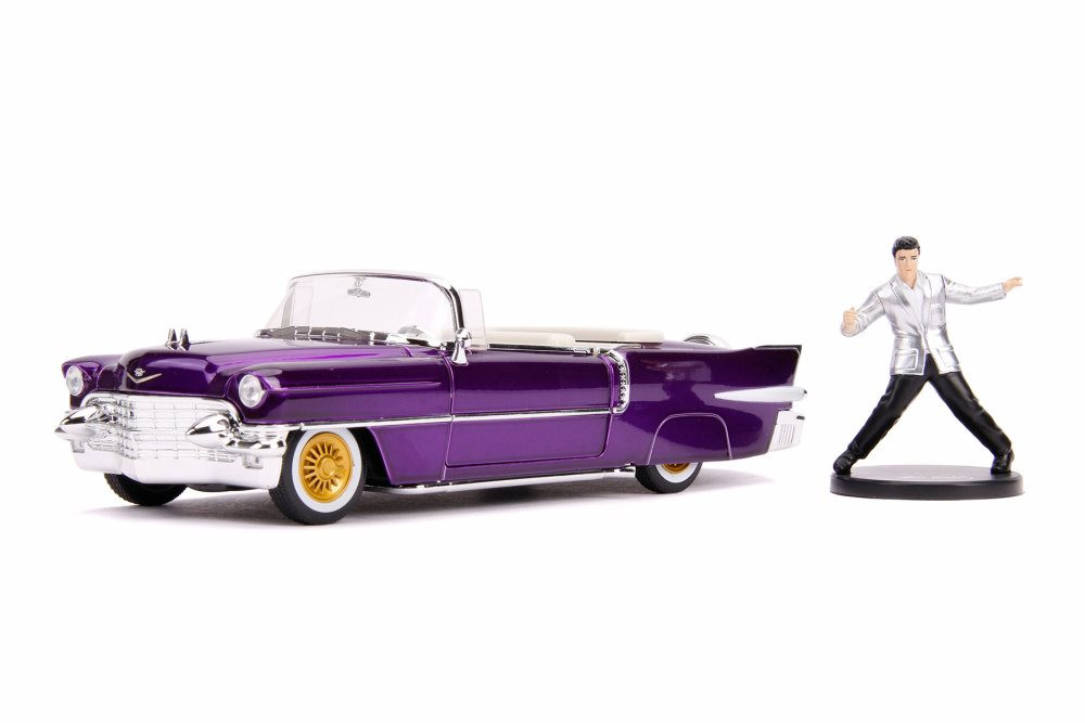 1956 Cadillac Eldorado Convertible with Elvis Presley -  30985 - 1/24 scale Diecast Model Toy Car
