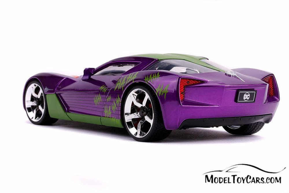 2009 Chevy Corvette Stingray with The Joker   31199/4 - 1/24 scale Diecast Model Toy Car