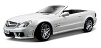 Mercedes-Benz SL63 AMG Convertible, White - Maisto 31168 - 1/18
