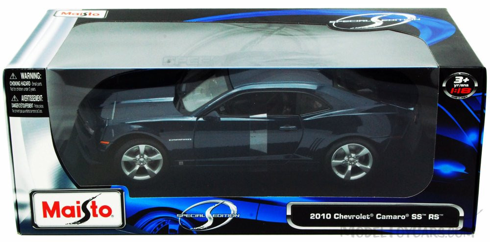 Chevy Camaro SS RS, Blue - Maisto 31173 - 1/18 Scale Diecast Model Toy Car