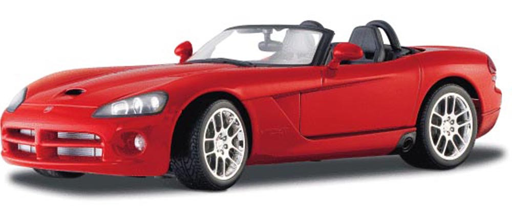 Dodge Viper SRT10 Convertible, Red - Maisto 31632 - 1/18 Scale