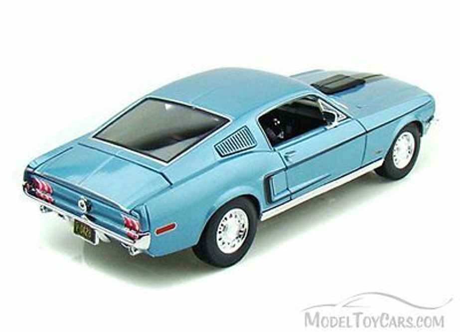 1968 Ford Mustang GT Cobra Jet, Blue -  Special Edition 31167 - 1/18 Scale Diecast Model Toy Car