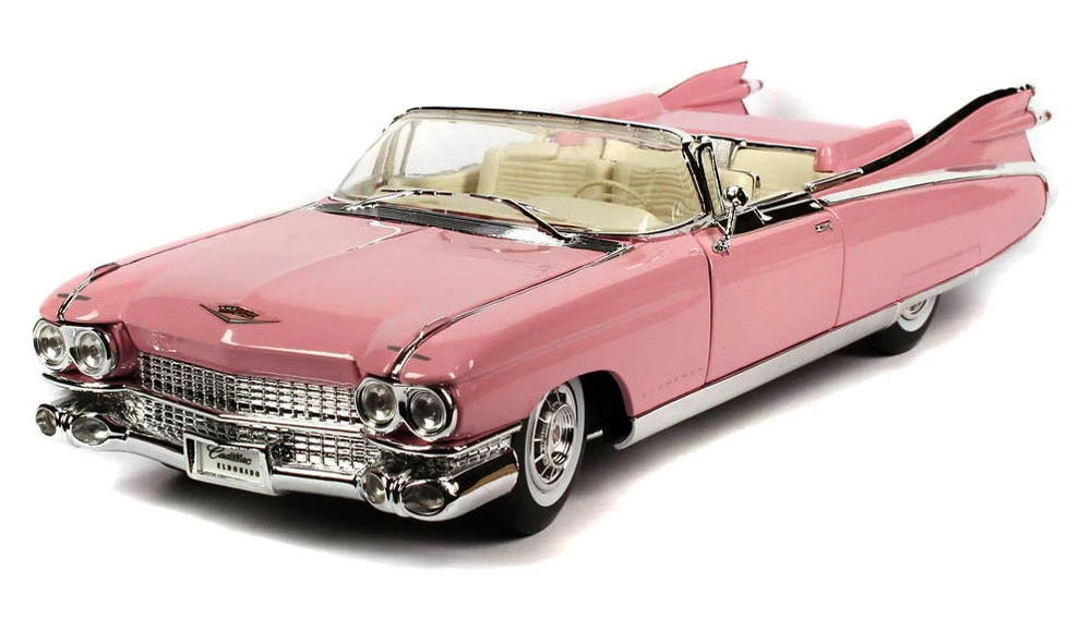 1959 Cadillac Eldorado Biarritz Convertible, Pink - Maisto Premiere 36813 - 1/18 Scale Diecast Car