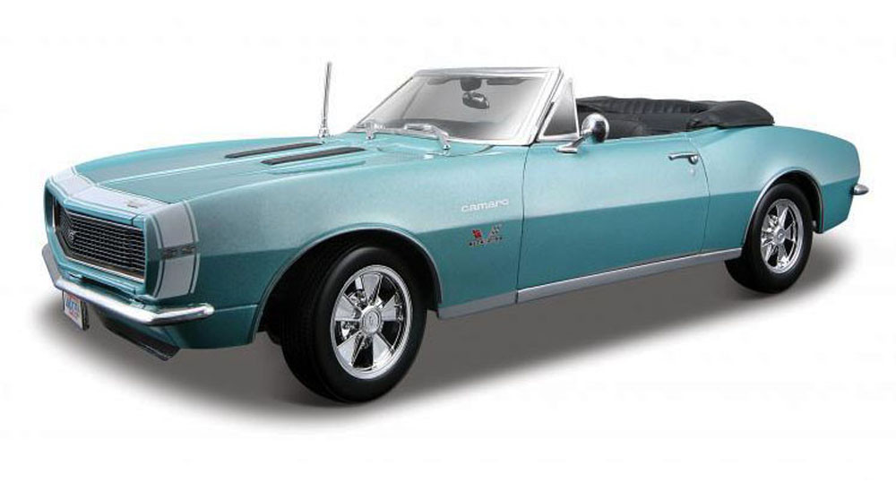 1967 Chevy Camaro SS 396 Convertible, Turquoise - Maisto 31684 - 1