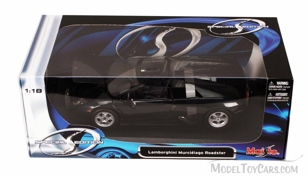 Lamborghini Murcielago Roadster Convertible, Black - Maisto 31636