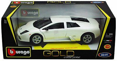Lamborghini Murcielago, White - Bburago 12022 - 1/18 scale Diecast