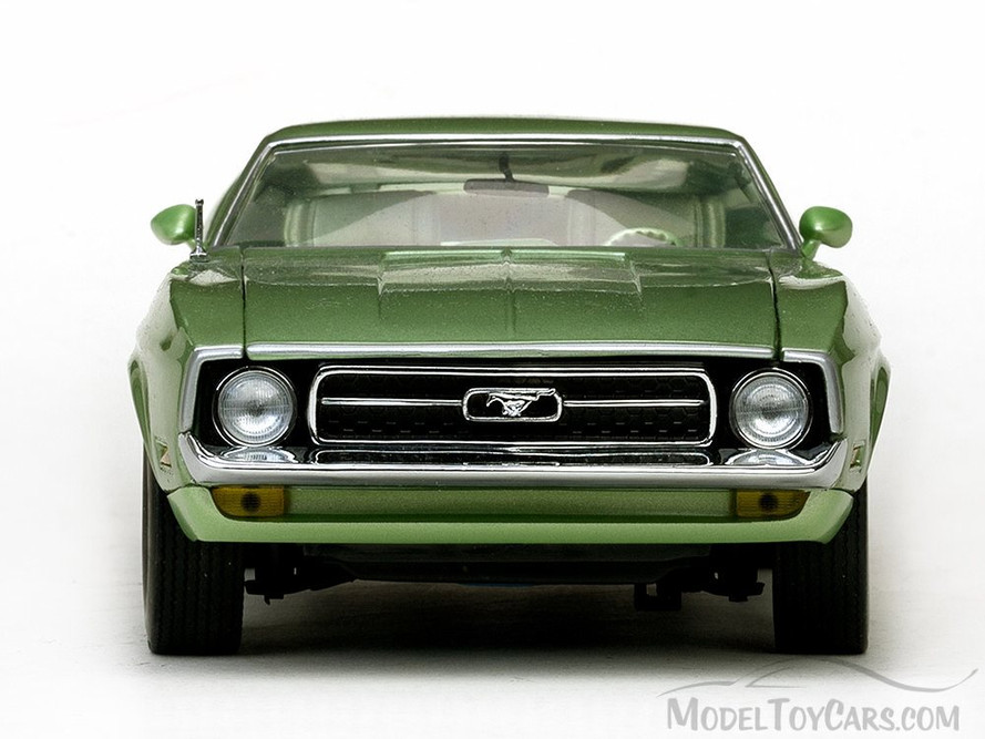 1971 Ford Mustang Sportsroof, Green - Sun Star 3620 - 1/18 Scale Diecast Model Toy Car