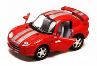 Dodge Viper GTS-R, Red - Kinsmart 4020D - 4Diecast Model Toy Car (Brand New, but NOT IN BOX)